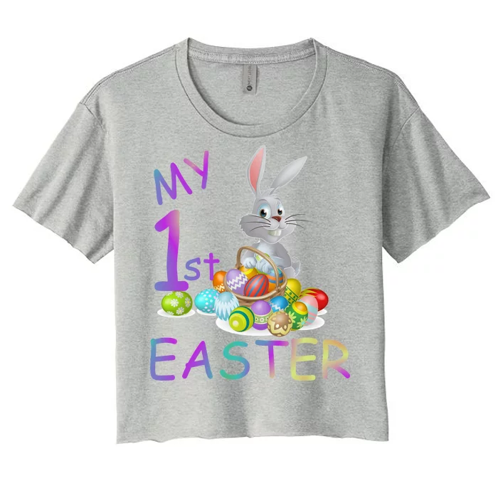 My First Easter Women's Crop Top Tee