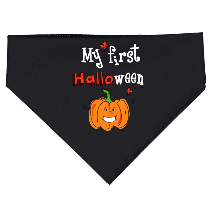 My First Halloween USA-Made Doggie Bandana