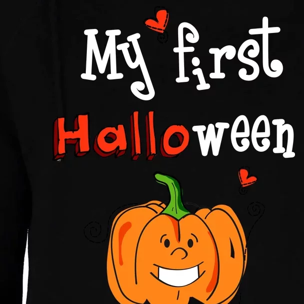 My First Halloween Womens Funnel Neck Pullover Hood