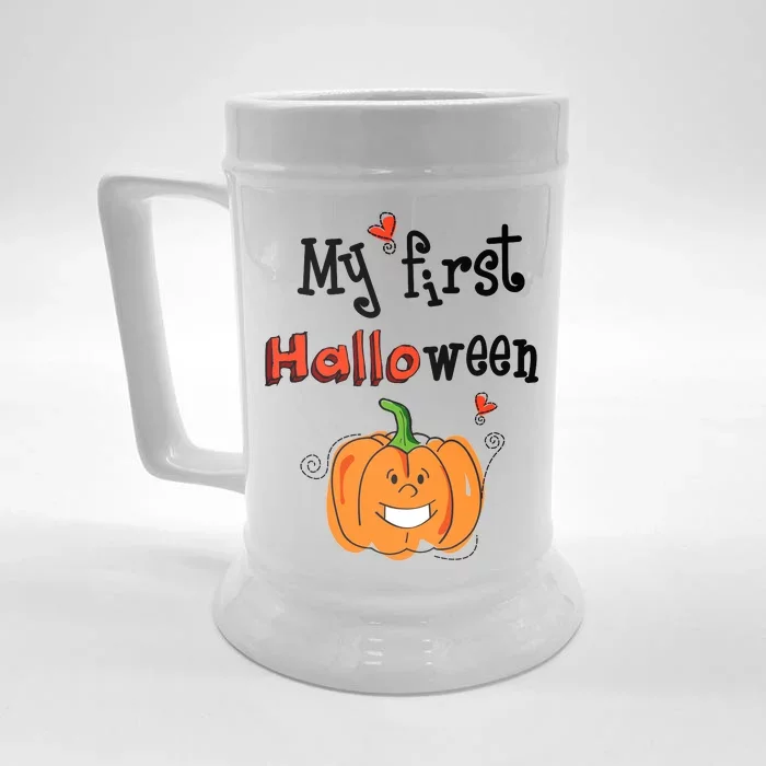 My First Halloween Front & Back Beer Stein