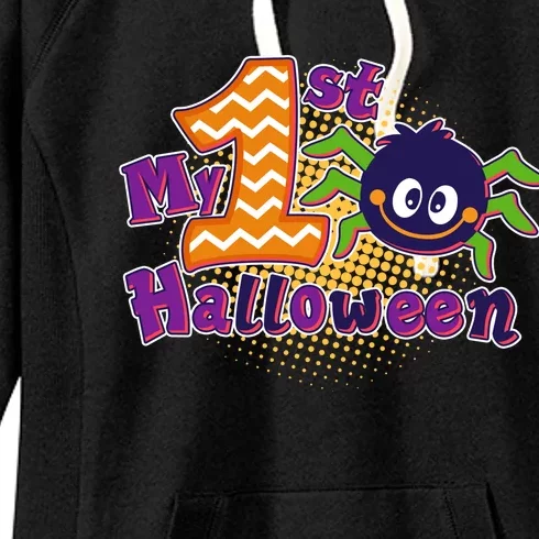 My First Halloween Cute Spider Women's Fleece Hoodie