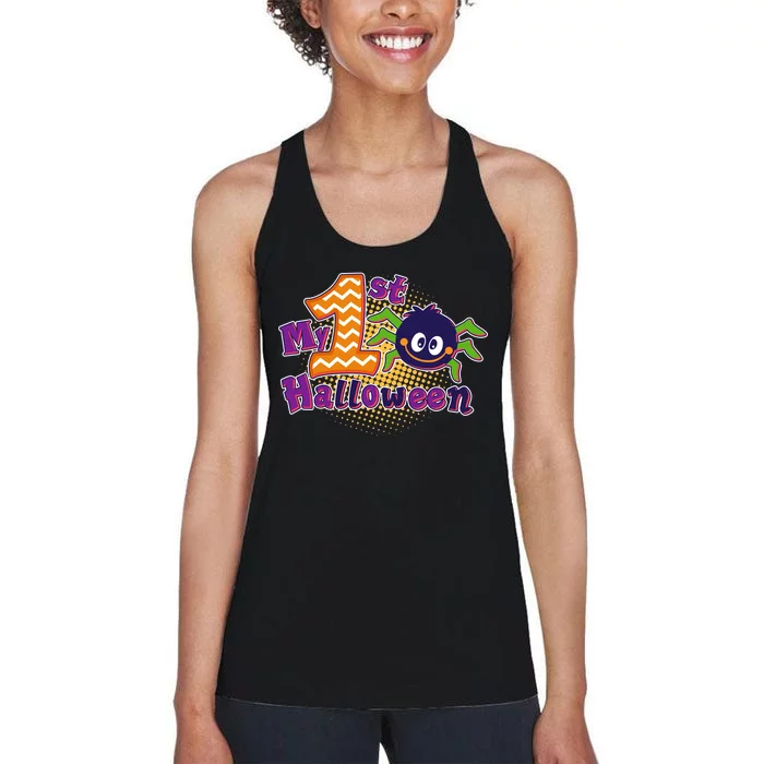 My First Halloween Cute Spider Women's Racerback Tank