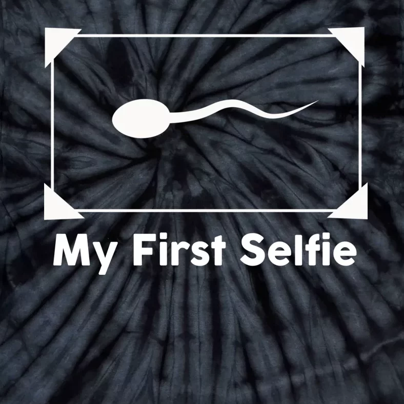 My First Selfie Funny Parody Tie-Dye T-Shirt