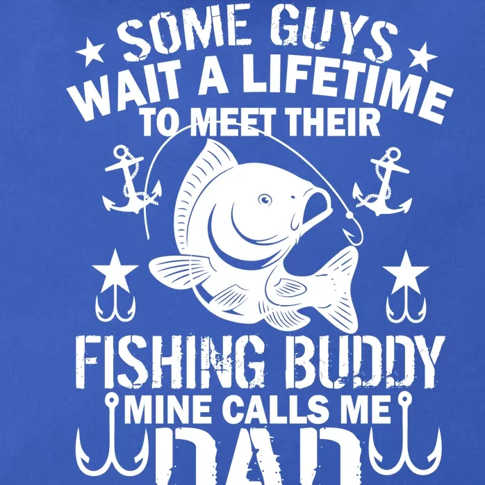 My Fishing Buddy Calls Me Dad Zip Tote Bag