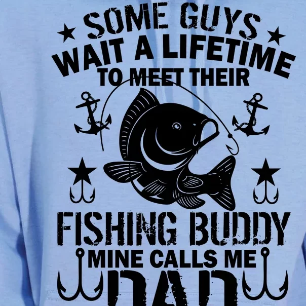 My Fishing Buddy Calls Me Dad Unisex Surf Hoodie