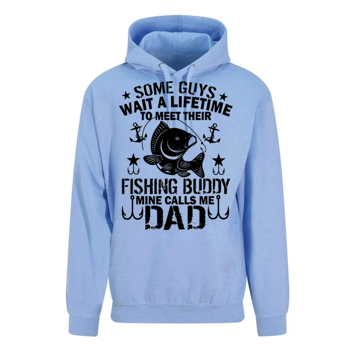 My Fishing Buddy Calls Me Dad Unisex Surf Hoodie