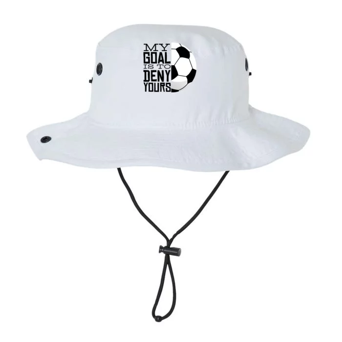 My Goal Is To Deny Yours Funny Soccer Legacy Cool Fit Booney Bucket Hat