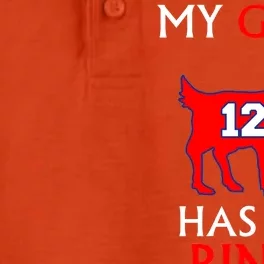 My Goat #12 Has Five Rings New England Football Champs Dry Zone Grid Performance Polo