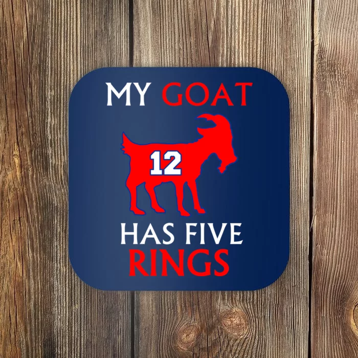 My Goat #12 Has Five Rings New England Football Champs Coaster