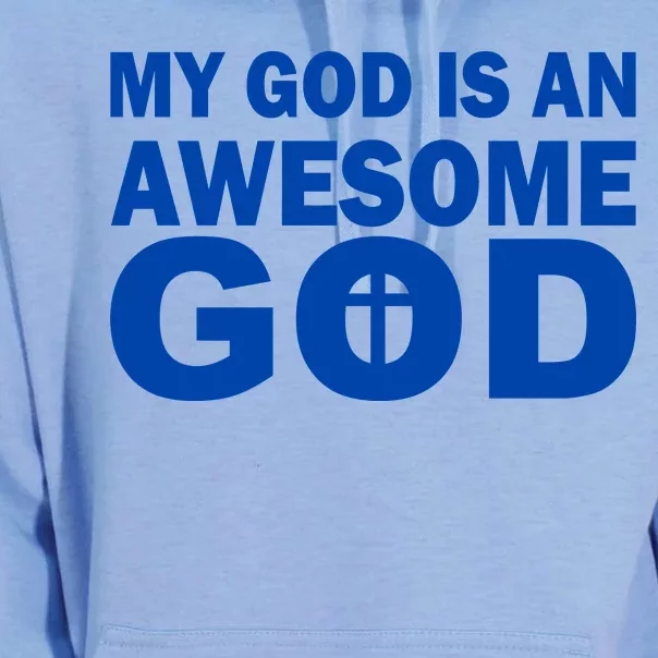 My God Is An Awesome God Unisex Surf Hoodie