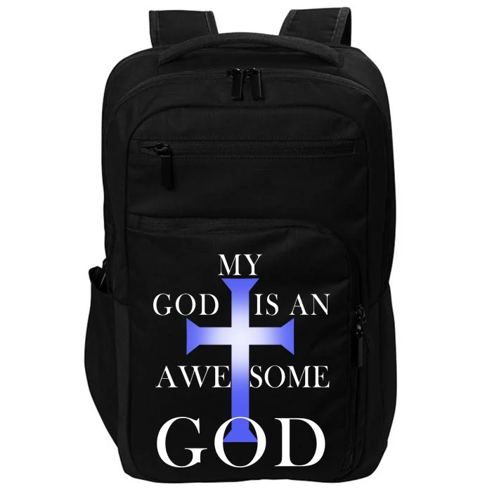 My God Is An Awesome God Jesus Impact Tech Backpack