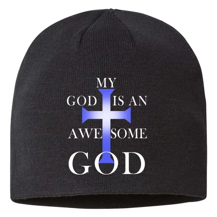 My God Is An Awesome God Jesus 8 1/2in Sustainable Knit Beanie