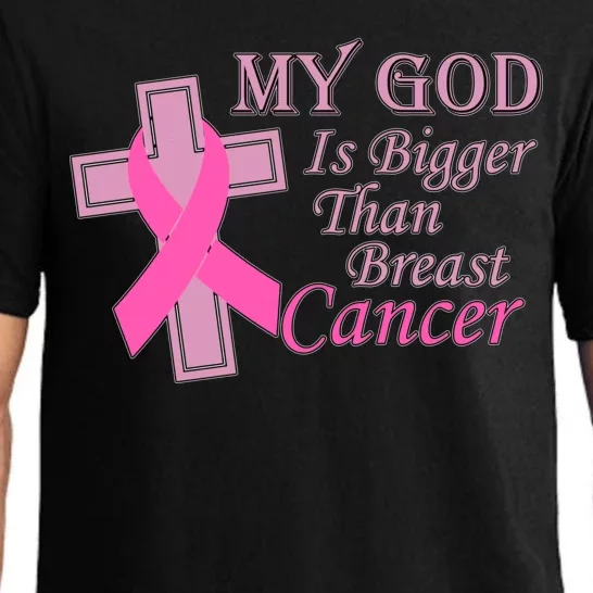 My God Is Bigger Than Breast Cancer Pajama Set