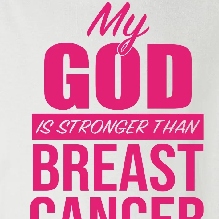 My God Is Stronger Than Breast Cancer Toddler Long Sleeve Shirt