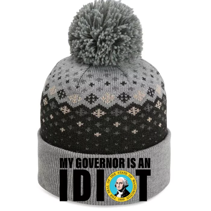 My Governor Is A Idiot The Baniff Cuffed Pom Beanie