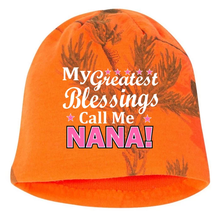 My Greatest Blessings Call Me Nana Kati - Camo Knit Beanie