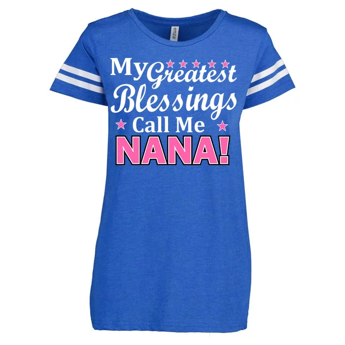 My Greatest Blessings Call Me Nana Enza Ladies Jersey Football T-Shirt