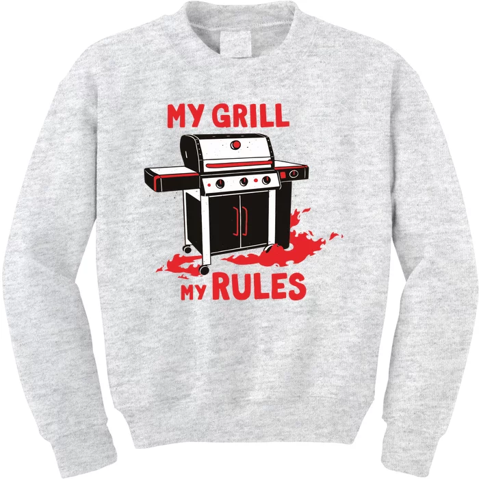 My Grill My Rules Kids Sweatshirt