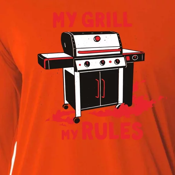 My Grill My Rules Cooling Performance Long Sleeve Crew