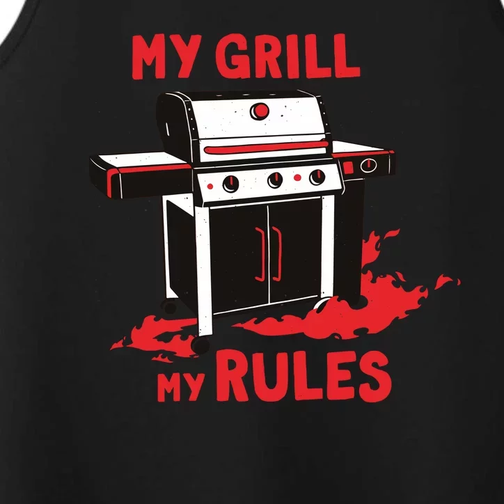 My Grill My Rules Performance Tank