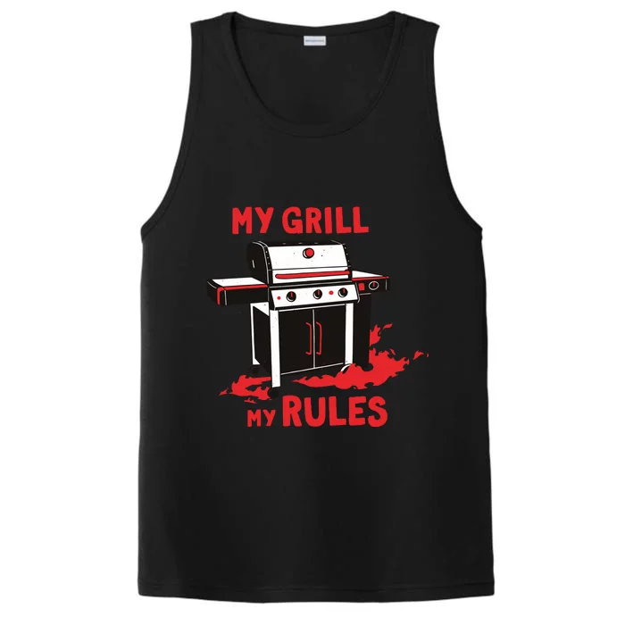 My Grill My Rules Performance Tank