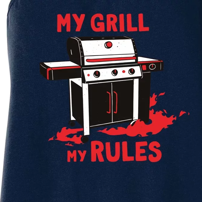 My Grill My Rules Women's Racerback Tank