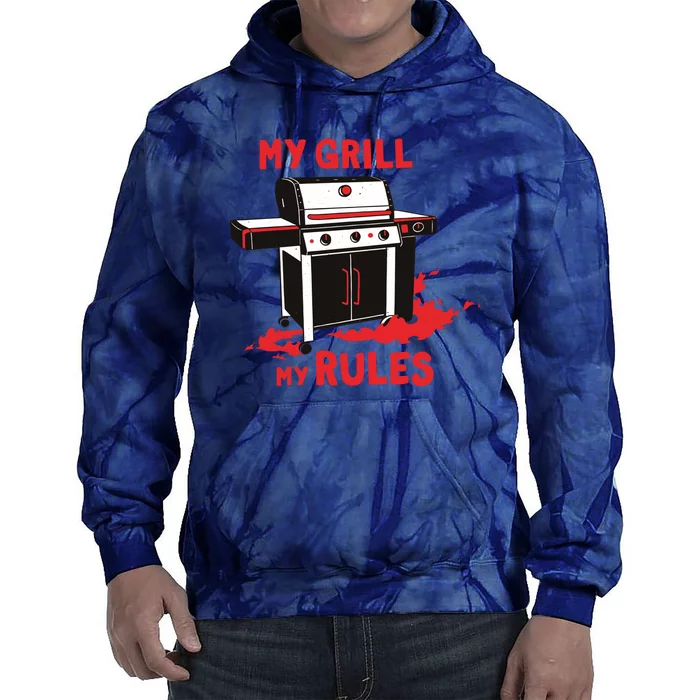 My Grill My Rules Tie Dye Hoodie