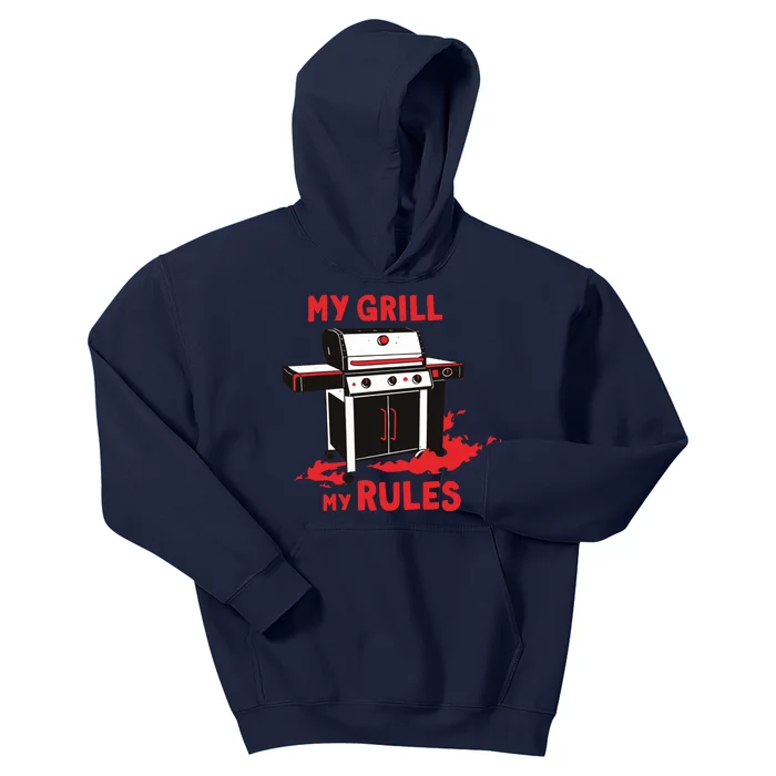 My Grill My Rules Kids Hoodie