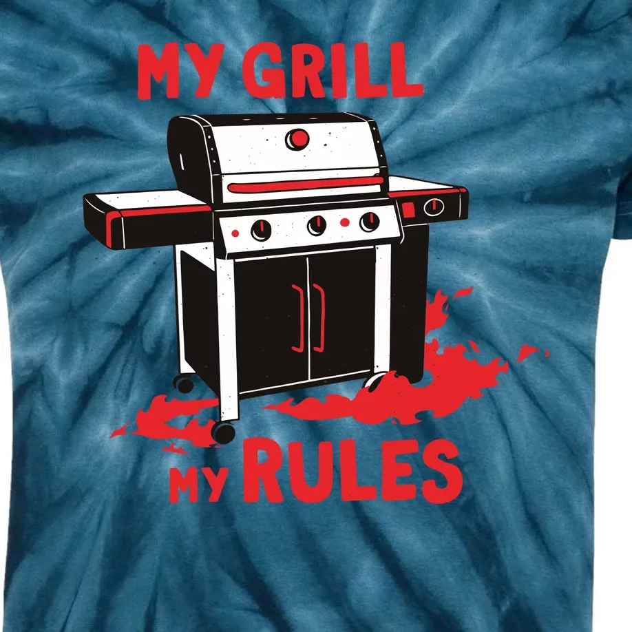 My Grill My Rules Kids Tie-Dye T-Shirt