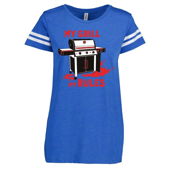 My Grill My Rules Enza Ladies Jersey Football T-Shirt