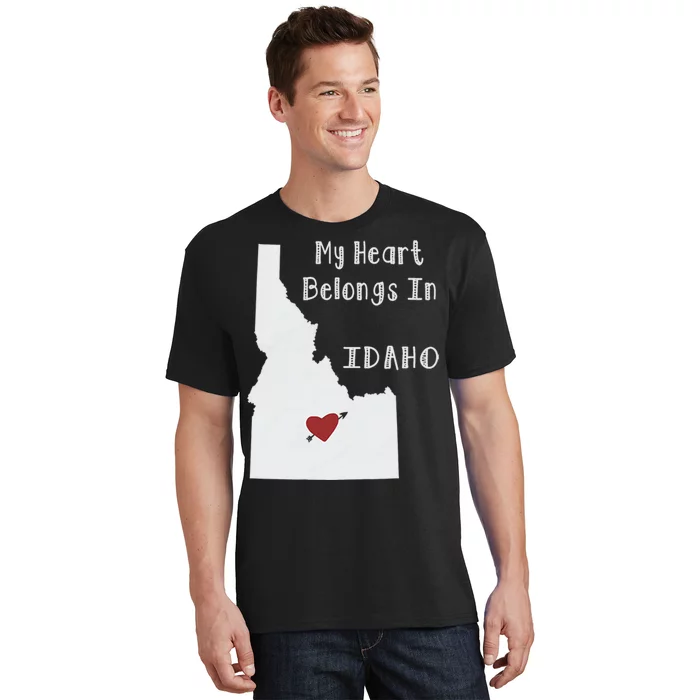 My Heart Belongs In Idaho T-Shirt