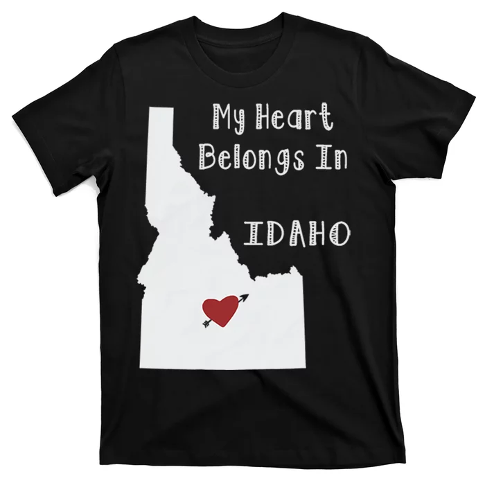 My Heart Belongs In Idaho T-Shirt