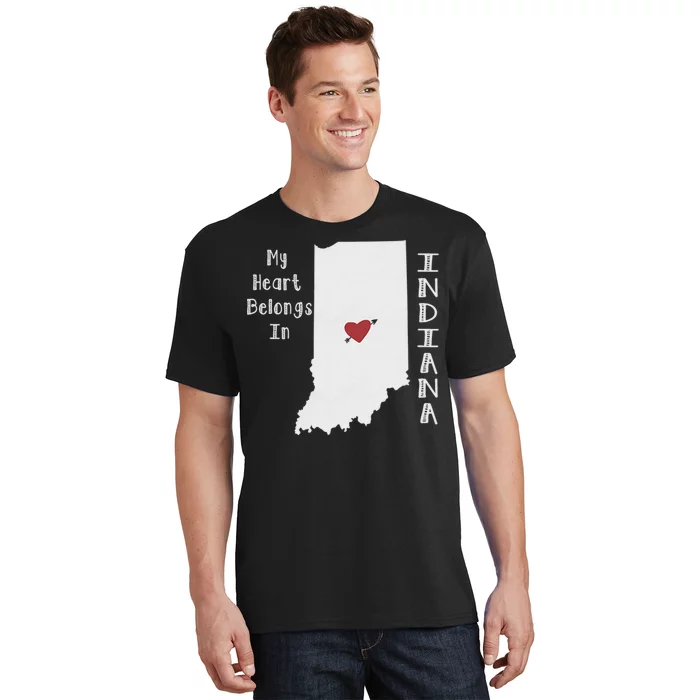 My Heart Belongs In Indiana T-Shirt