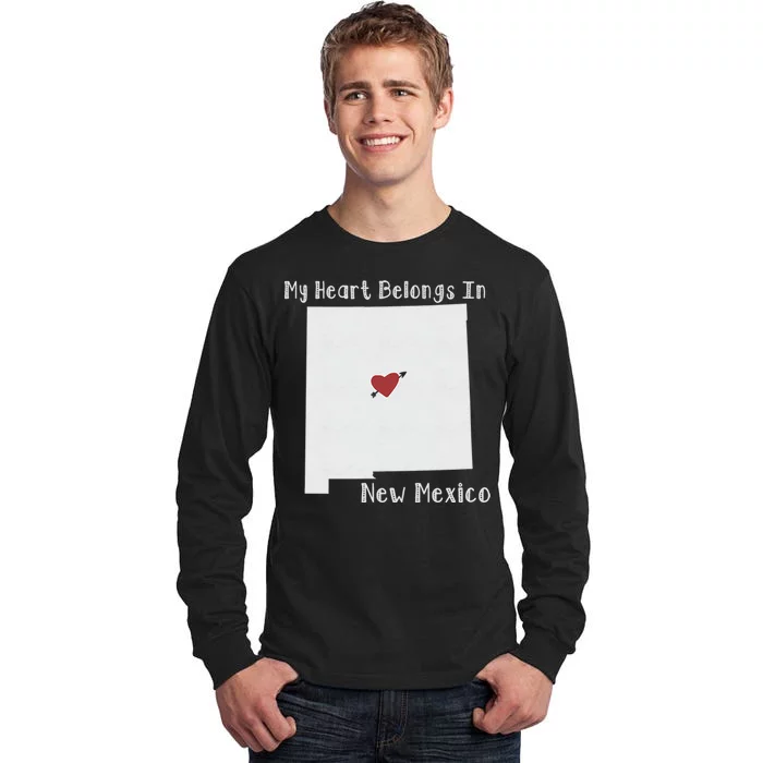 My Heart Belongs In New Mexico Tall Long Sleeve T-Shirt