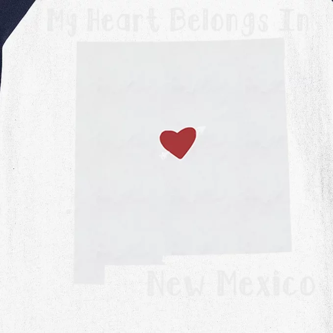 My Heart Belongs In New Mexico Baseball Sleeve Shirt