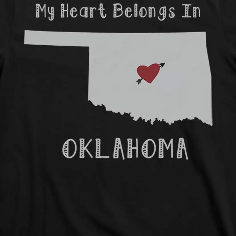 My Heart Belongs In Oklahoma T-Shirt