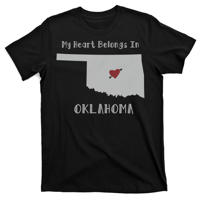 My Heart Belongs In Oklahoma T-Shirt