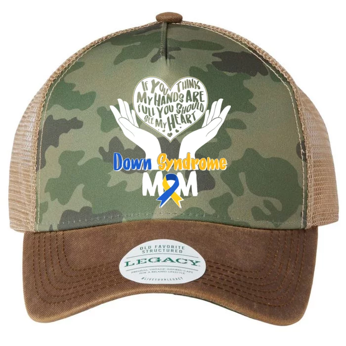 My Heart is Full - Down Syndrome Mom Legacy Tie Dye Trucker Hat