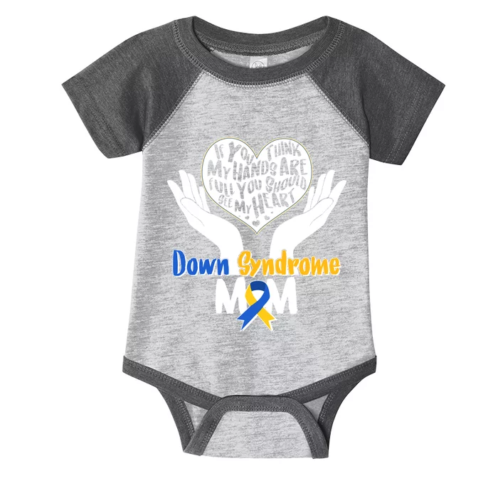 My Heart is Full - Down Syndrome Mom Infant Baby Jersey Bodysuit