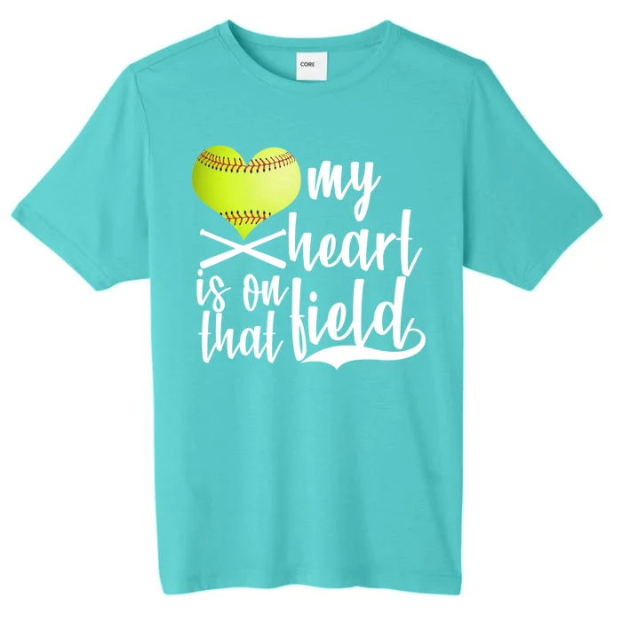 My Heart Is On That Field Baseball ChromaSoft Performance T-Shirt