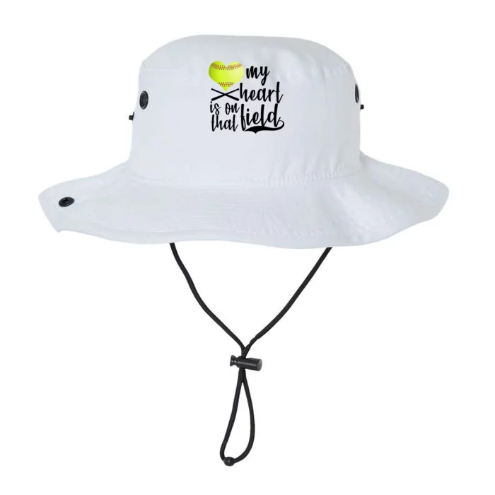 My Heart Is On That Field Baseball Legacy Cool Fit Booney Bucket Hat