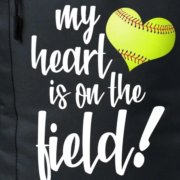 My Heart Is On The Field Baseball Player Daily Commute Backpack