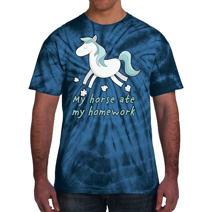 My Horse Ate My Homework Tie-Dye T-Shirt