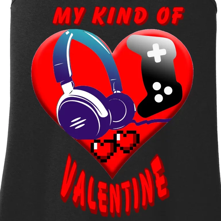 My Kind Of Valentine Gamer Ladies Essential Tank