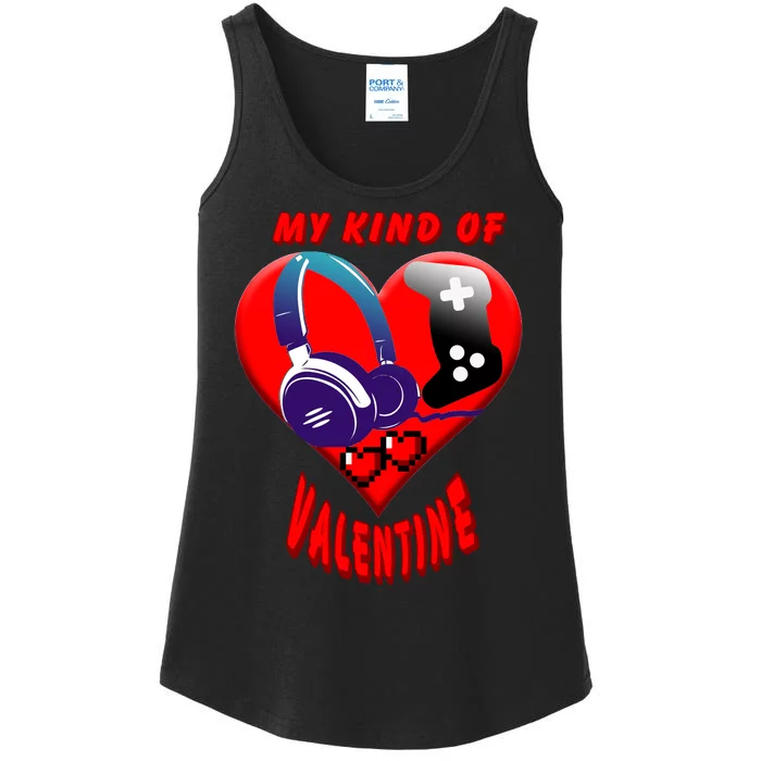 My Kind Of Valentine Gamer Ladies Essential Tank