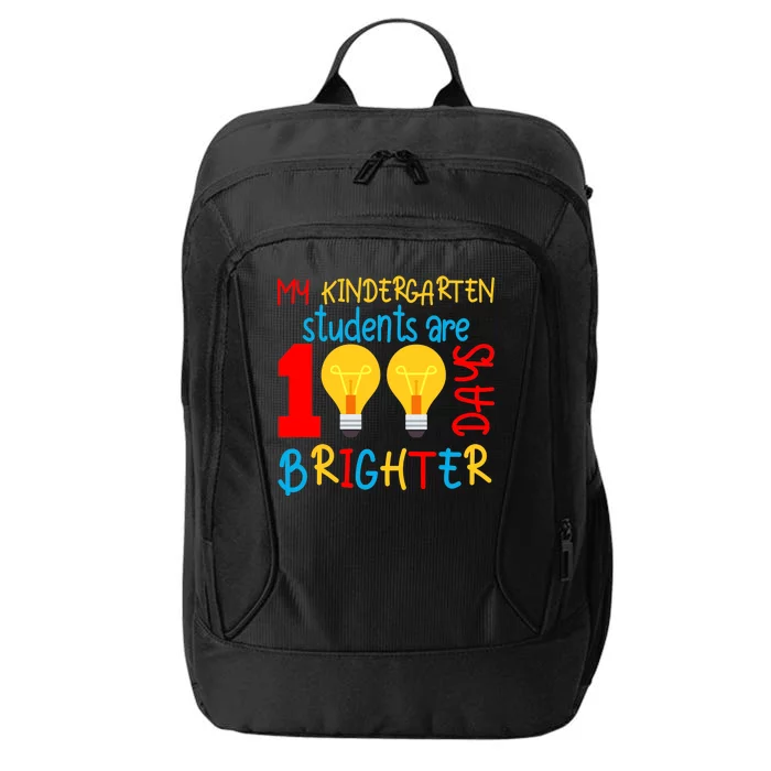 My Kindergarten Student Are 100 Days Brighter City Backpack