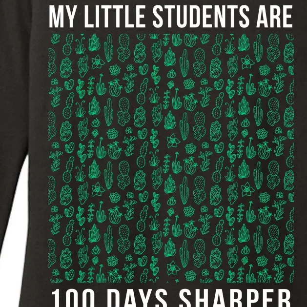 My Little Students Are 100 Days Sharper Womens CVC Long Sleeve Shirt