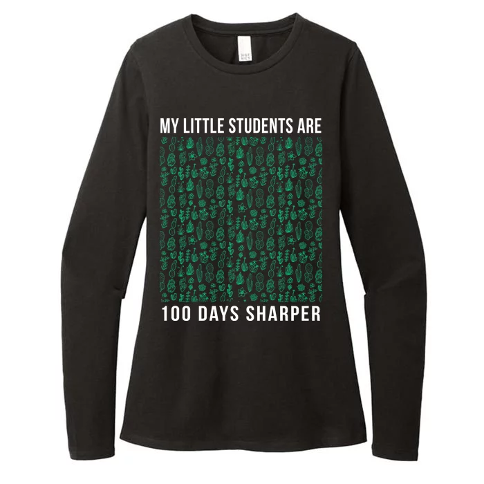 My Little Students Are 100 Days Sharper Womens CVC Long Sleeve Shirt