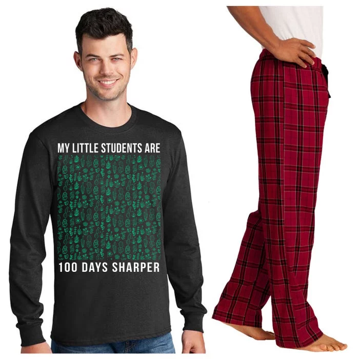 My Little Students Are 100 Days Sharper Long Sleeve Pajama Set