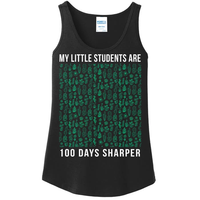 My Little Students Are 100 Days Sharper Ladies Essential Tank